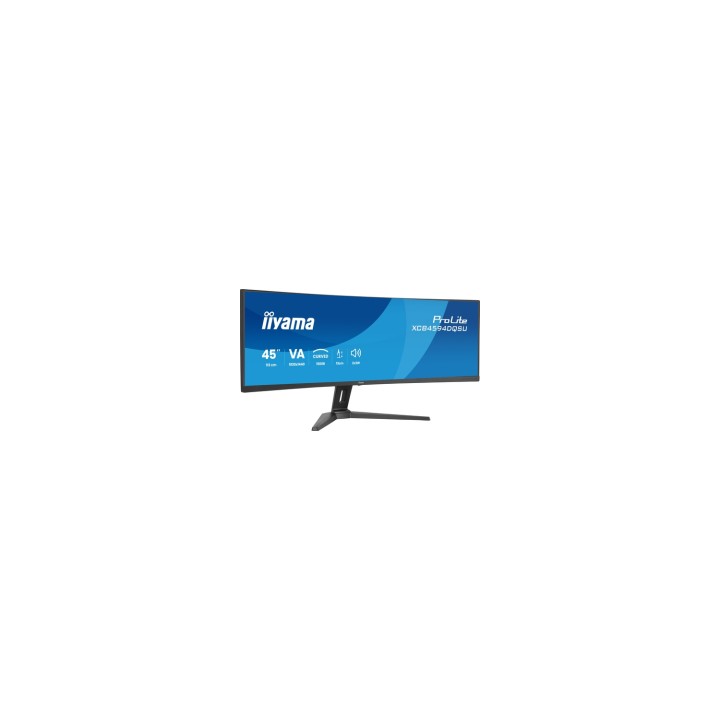 iiyama ProLite XCB4594DQSU-B1 pantalla para PC 113 cm (44.5") 5120 x 1440 Pixeles Dual QHD LED Negro