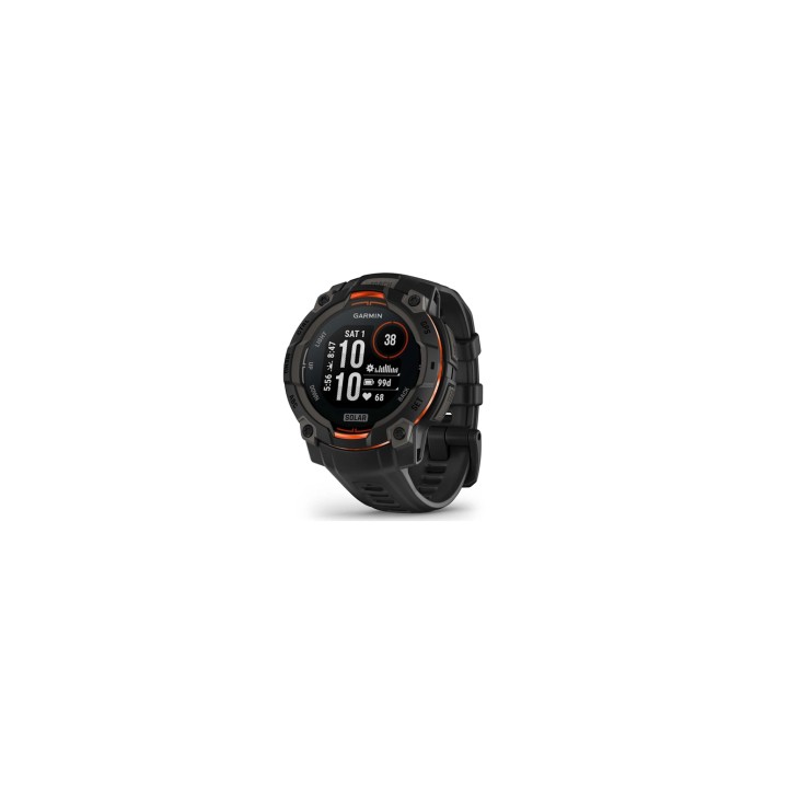 Garmin Instinct 3 Solar 2,29 cm (0.9") MIP 45 mm Digital 176 x 176 Pixeles Pantalla táctil Negro GPS (satélite)
