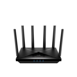 Cudy WR6500 router inalámbrico Gigabit Ethernet Doble banda (2,4 GHz / 5 GHz) Negro