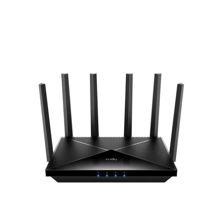 Cudy WR6500 router inalámbrico Gigabit Ethernet Doble banda (2,4 GHz / 5 GHz) Negro