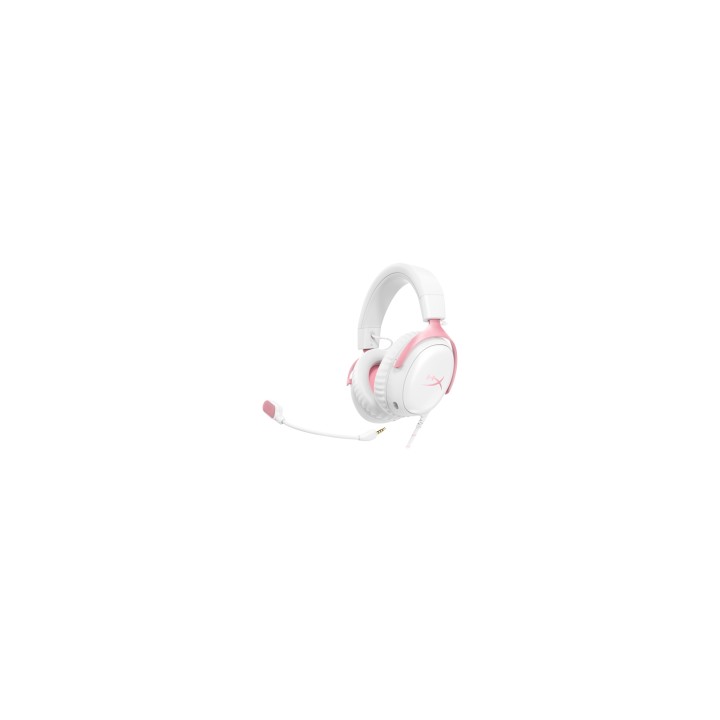 HyperX Cloud III - Auriculares gaming (blancos/rosas)