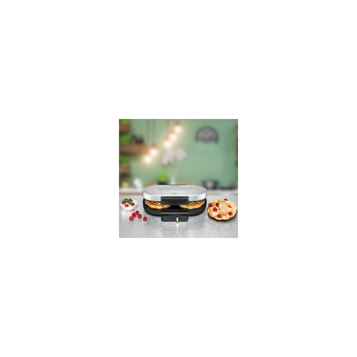 Rommelsbacher WA 1250 gofrera 2 barquillo(s) 1250 W Plata