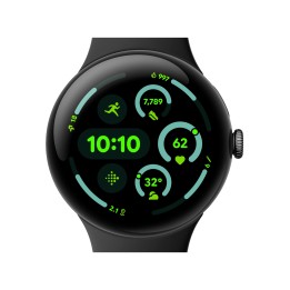 Google Pixel Watch 3 AMOLED 45 mm Digital Pantalla táctil Negro Wifi GPS (satélite)
