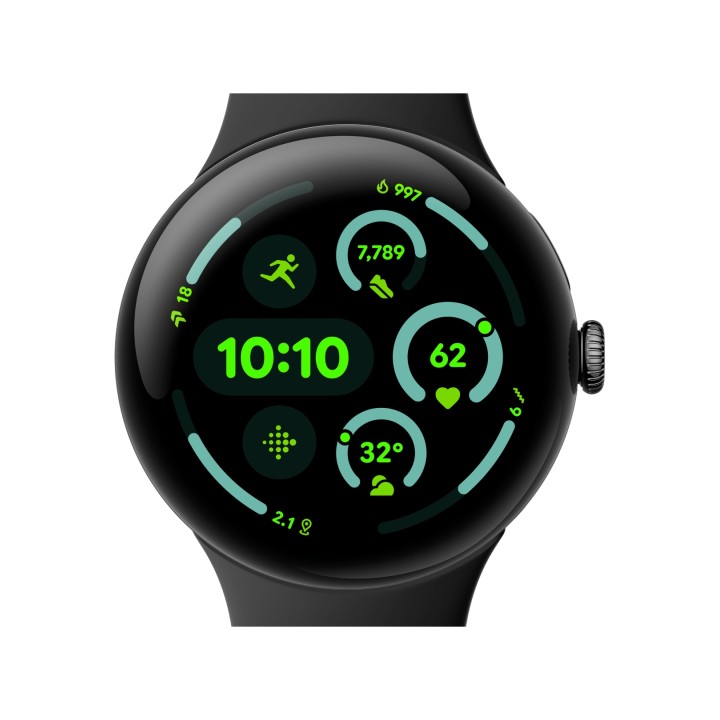 Google Pixel Watch 3 AMOLED 45 mm Digital Pantalla táctil Negro Wifi GPS (satélite)