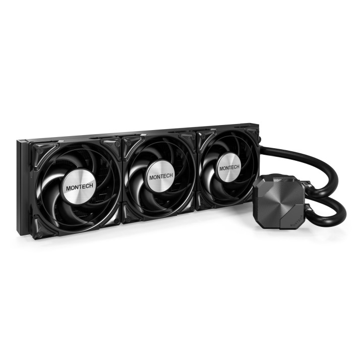 Montech HyperFlow Silent 360 Procesador Sistema de refrigeración líquida todo en uno 12 cm Negro 1 pieza(s)