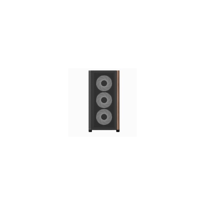 Aerocool D301A Mini Tower Negro, Madera