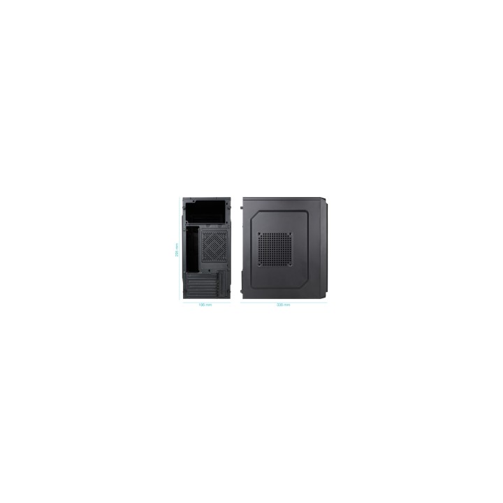 TooQ Caja Minitorre Micro-ATX “DODEKA ULTRA” Negra