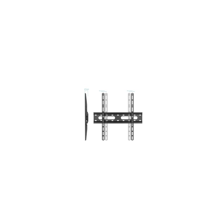 TooQ Soporte Fijo de pared para pantallas 32"- 70", Negro