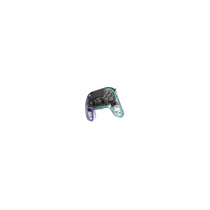 Spirit of Gamer Neon Bluetooth Transparente Gamepad Analógico PlayStation 4, Playstation 3