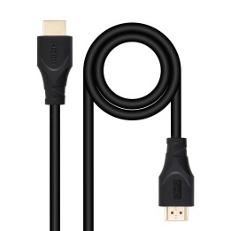 Nanocable Cable HDMI V1.4 CCS, A/M-A/M, Negro, 3m