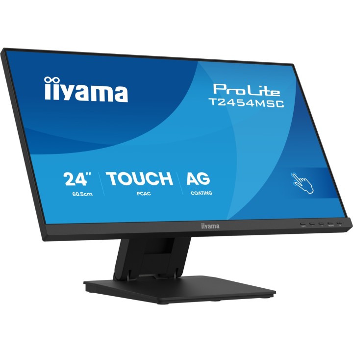 iiyama ProLite T2454MSC-B3AG pantalla para PC 60,5 cm (23.8") 1920 x 1080 Pixeles Full HD LED Pantalla táctil Multi-usuario