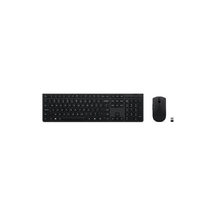 Lenovo 4X31R64357 teclado Ratón incluido Oficina RF Wireless + Bluetooth QWERTY Español Gris