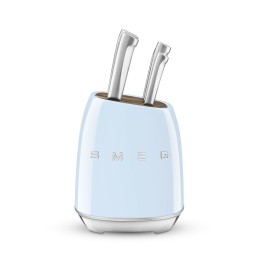 Smeg KBSF02PB juego de cuchillos y cubertería de cocina Bloque con ranuras para cuchillos