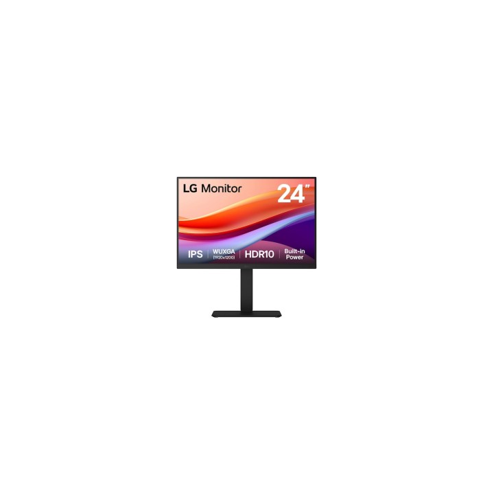 LG 24BA55W-B pantalla para PC 61 cm (24") 1920 x 1200 Pixeles WUXGA Negro