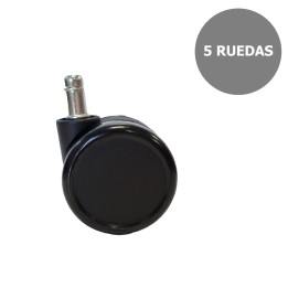 Piqueras y Crespo Kit de 5 ruedas de nailon de 65mm.