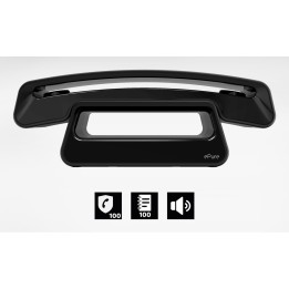 Alcatel ePure#3 Iconic Teléfono DECT Identificador de llamadas Negro