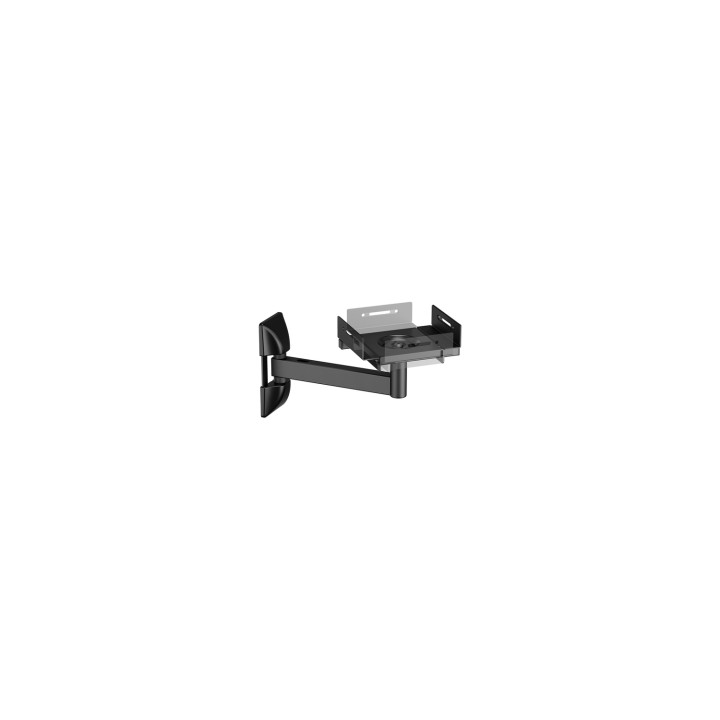 AISENS Soporte Universal De Pared Giratorio E Inclinable Para Altavoces, Negro