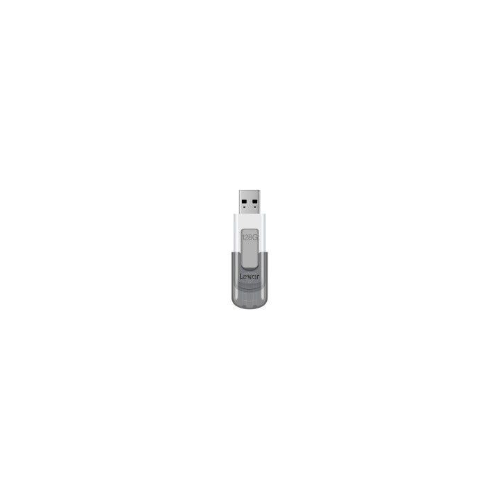 Lexar JumpDrive V100 unidad flash USB 128 GB USB tipo A 3.2 Gen 1 (3.1 Gen 1) Gris, Blanco