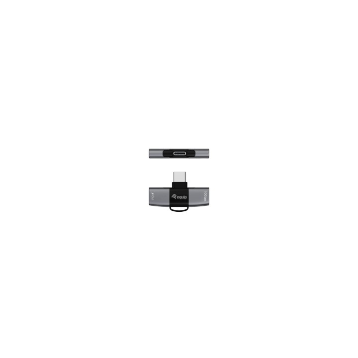 Equip 133479 cambiador de género para cable USB-C 2 x USB-C Gris