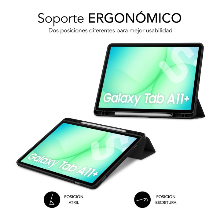 SUBBLIM SUBCST-5SC041 funda para tablet 27,9 cm (11") Libro Negro