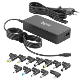 iggual CUA-C-12T-90W adaptador e inversor de corriente Interior Negro