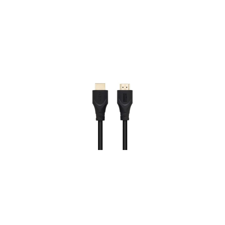 Nanocable Cable HDMI V1.4 CCS, A/M-A/M, Negro, 1m