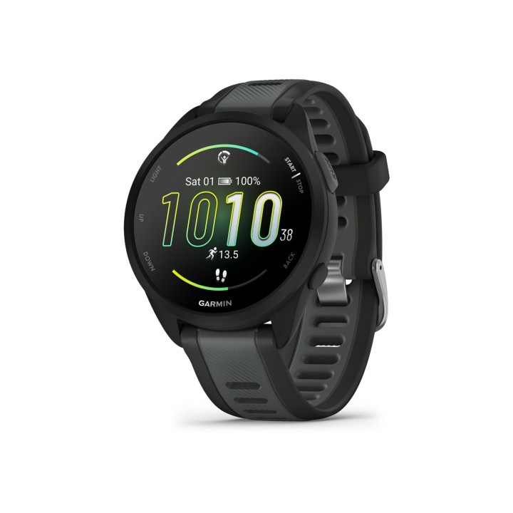Garmin Forerunner 165 Music 3,05 cm (1.2") AMOLED 43 mm Digital 390 x 390 Pixeles Pantalla táctil Negro GPS (satélite)