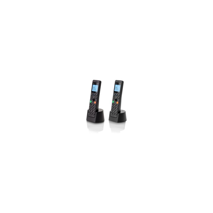 Motorola DOT202 Twin Teléfono DECT Identificador de llamadas Negro