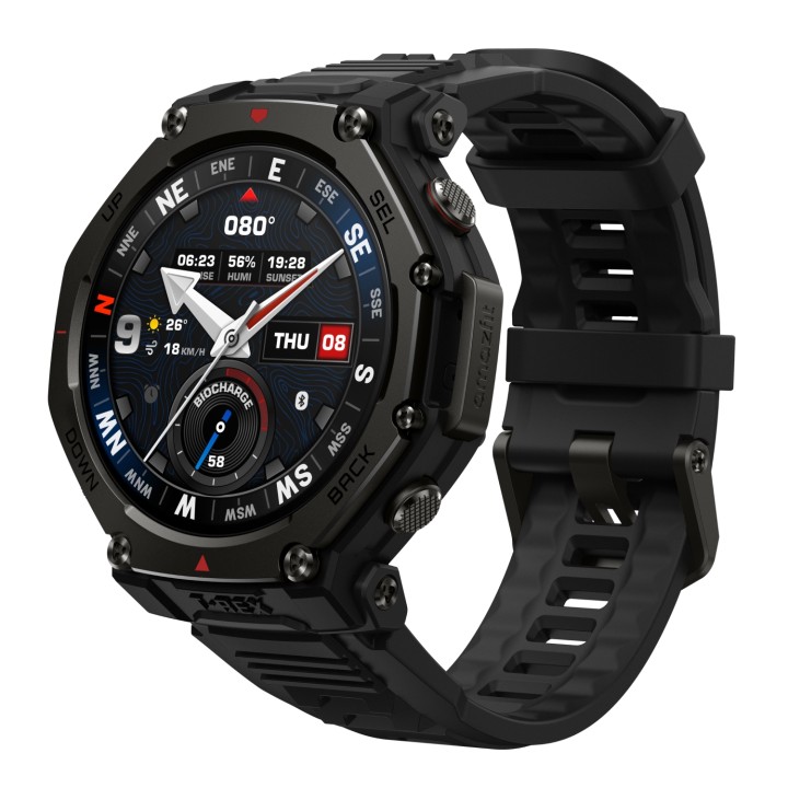 Amazfit T-rex 3 Pro 3,35 cm (1.32") AMOLED 44 mm Digital 466 x 466 Pixeles Pantalla táctil Negro Wifi GPS (satélite)