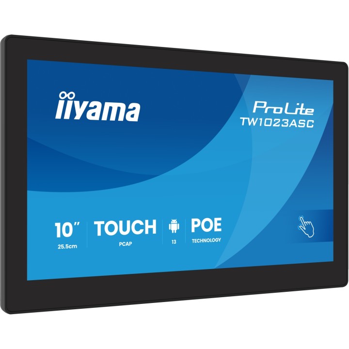 iiyama TW1023ASC-B3P pantalla de señalización Pantalla plana para señalización digital 25,6 cm (10.1") Wifi 450 cd / m² HD