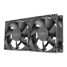 Tacens Anima AF8X2 sistema de refrigeración para ordenador Carcasa del ordenador Ventilador 8 cm Negro 2 pieza(s)