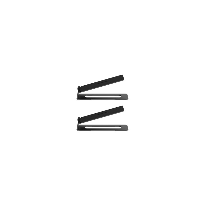 AISENS Soporte Universal De Sobremesa Para Altavoces, Negro