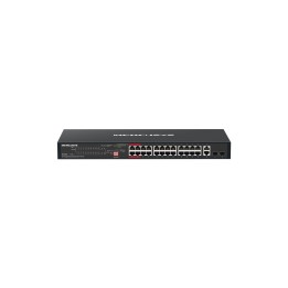 Mercusys MS128GP switch Gigabit Ethernet (10/100/1000) Energía sobre Ethernet (PoE) 1U Negro