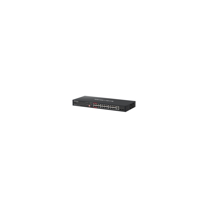 Mercusys MS128GP switch Gigabit Ethernet (10/100/1000) Energía sobre Ethernet (PoE) 1U Negro