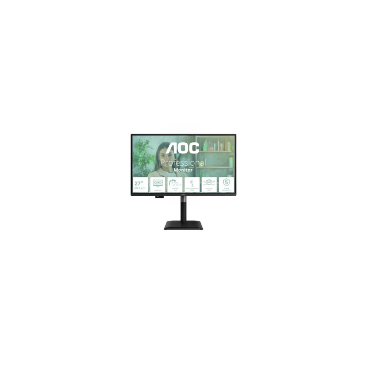AOC Q27P4U pantalla para PC 68,6 cm (27") 2560 x 1440 Pixeles Wide Quad HD Negro