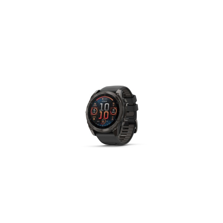 Garmin Fenix 8 3,56 cm (1.4") AMOLED 51 mm Digital 454 x 454 Pixeles Pantalla táctil Titanio Wifi GPS (satélite)
