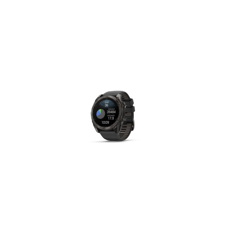 Garmin Fenix 8 3,56 cm (1.4") AMOLED 51 mm Digital 454 x 454 Pixeles Pantalla táctil Titanio Wifi GPS (satélite)