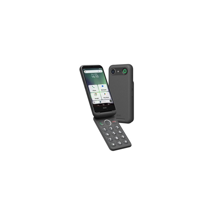 Doro Aurora A20 11,4 cm (4.5") SIM doble Android 14 4G USB Tipo C 4 GB 64 GB 3000 mAh Grafito