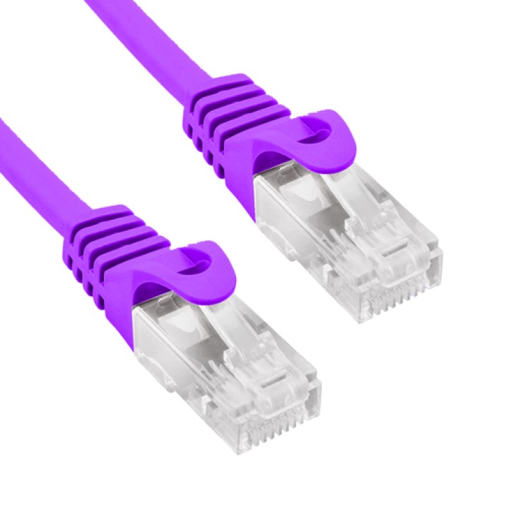 Phasak Cable de Red 100% Cu Cat.6 UTP Sólido Violeta 7 M