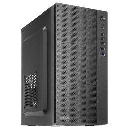 Tacens Anima AC5, Caja Ordenador Compacta Micro ATX, Frontal Malla Refrigeración, USB 3.0, Negro