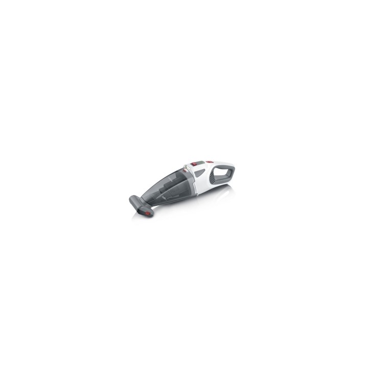 Severin HV 7146 aspiradora de pie y escoba eléctrica Batería Seca y húmeda UltraFine 120 W Gris, Rojo, Blanco 2,2 Ah