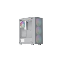 Aerocool B509A Flow ARGB Midi Tower Blanco