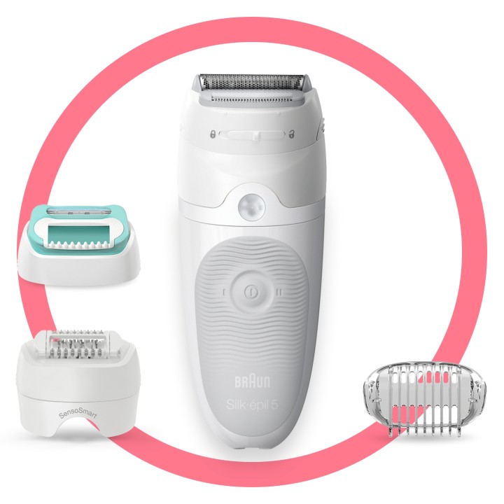 Braun Silk-épil 5 81770430 depiladora 28 pinzas Blanco