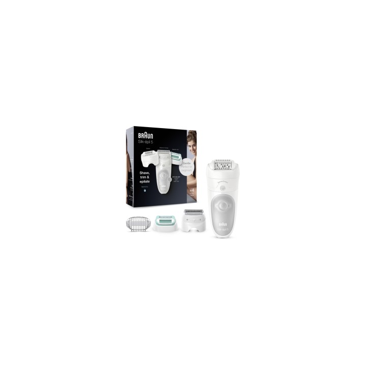 Braun Silk-épil 5 81770430 depiladora 28 pinzas Blanco