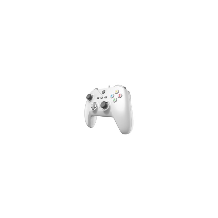 MSI FORCE GC200 WHITE mando y volante Blanco USB Gamepad Analógico/Digital Android, PC