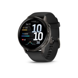 Garmin Venu 4 3,56 cm (1.4") AMOLED 45 mm Digital 454 x 454 Pixeles Pantalla táctil Negro Wifi GPS (satélite)