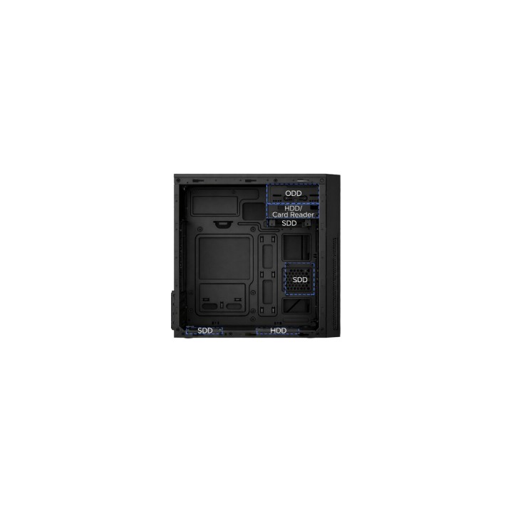 CoolBox CAJA MATX M680 USB-C 3.2 GEN1 FTE.BASIC500 500W