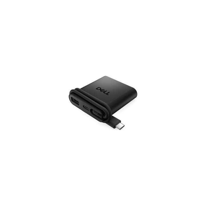 DELL DA225 Alámbrico USB 3.2 Gen 1 (3.1 Gen 1) Type-C Negro