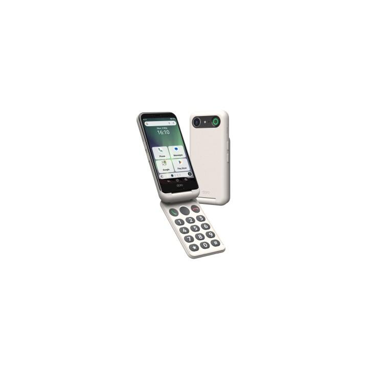 Doro Aurora A20 11,4 cm (4.5") SIM doble Android 14 4G USB Tipo C 4 GB 64 GB 3000 mAh Negro, Blanco