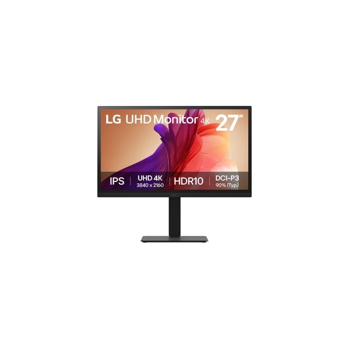 LG 27BA45U-B pantalla para PC 68,6 cm (27") 3840 x 2160 Pixeles 4K Ultra HD Negro